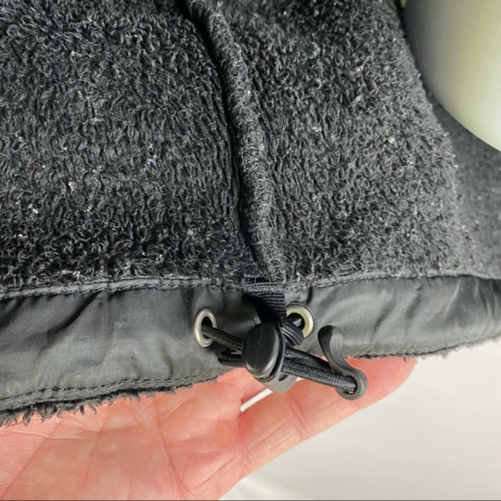 The North Face Black Fuzzy Fleece Jacket Medium - Picture 6 of 8
